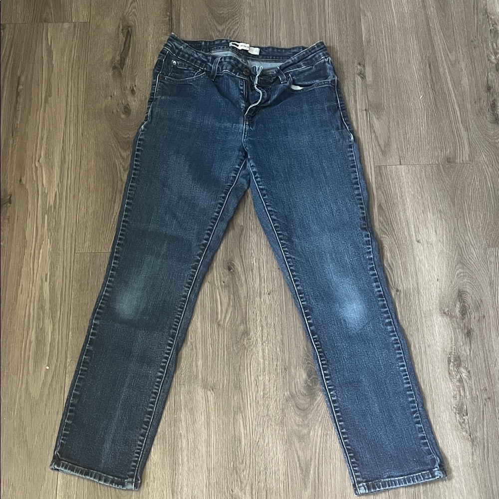 Levi's Dark Blue Straight Leg Jeans
